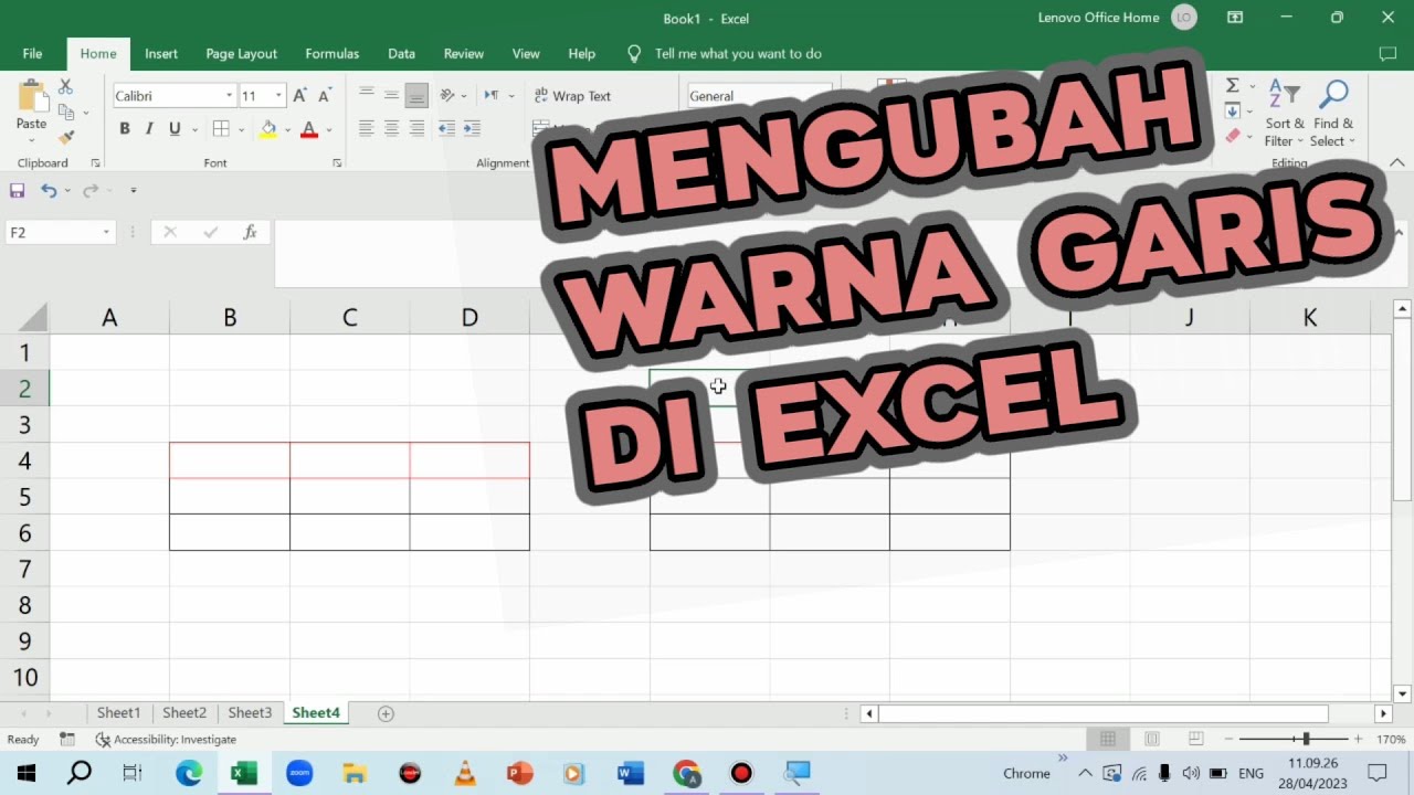 Tips Praktis Mengubah Warna Garis di Microsoft Excel untuk Tampilan Menarik Tips Praktis Mengubah Warna Garis di Microsoft Excel untuk Tampilan Menarik