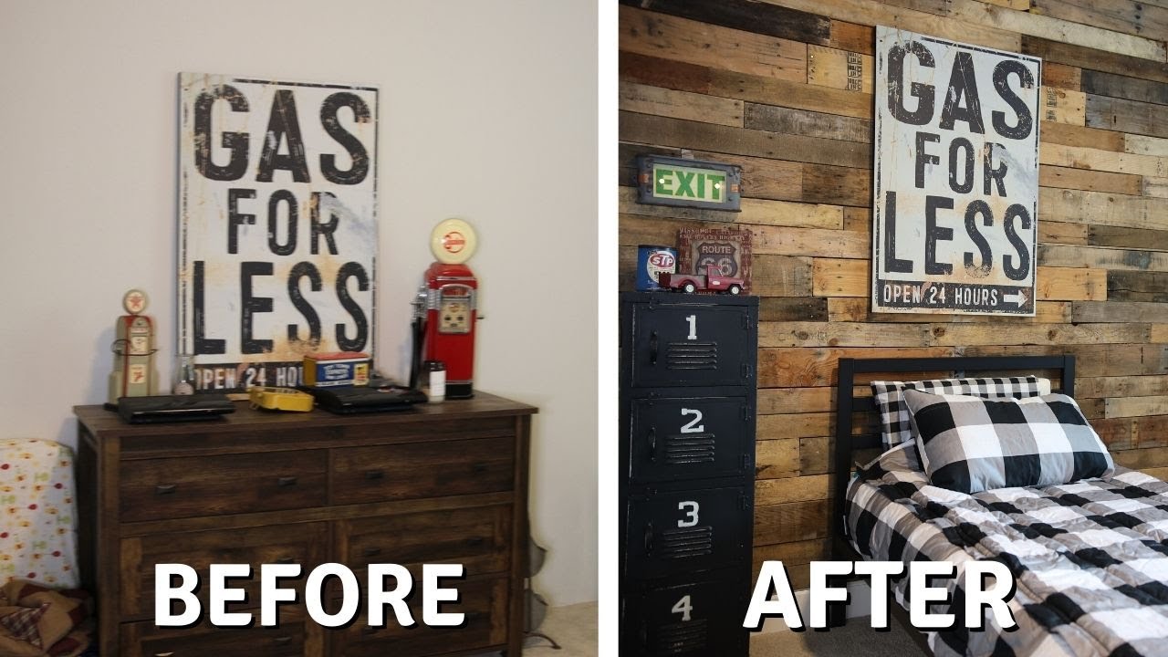 DIY Small Bedroom Makeover on a Budget - YouTube