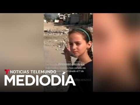 Niña palestina que muestra realidad de Gaza destaca como creadora de contenido | Noticias Telemundo