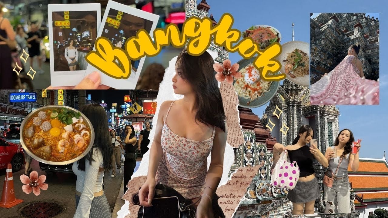 Bangkok vlog | 4 day w me: local food, travel, china town, wat arun, icon siam, ect