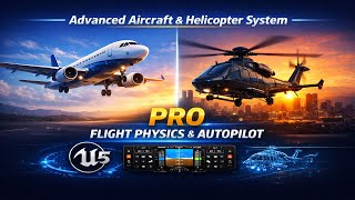 Advanced Aircraft & Helicopter System UE5 | Quick Start Guide (Build & Fly Fast)