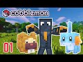 Let's Play Minecraft Cobblemon! Ep 1: Starters and SHINIES??!!