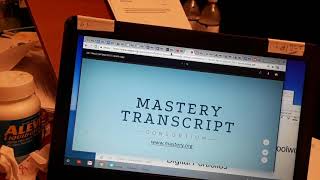 Part 8 of 10... what is the mastery transcript. Your click can spread this idea
