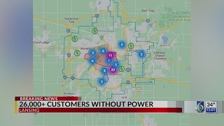 Power outage in Lansing