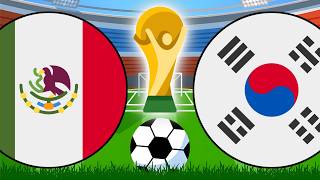 Marble World Cup 2026 Football Soccer SIMULATION | Mexico vs South Korea | #worldcup #marble