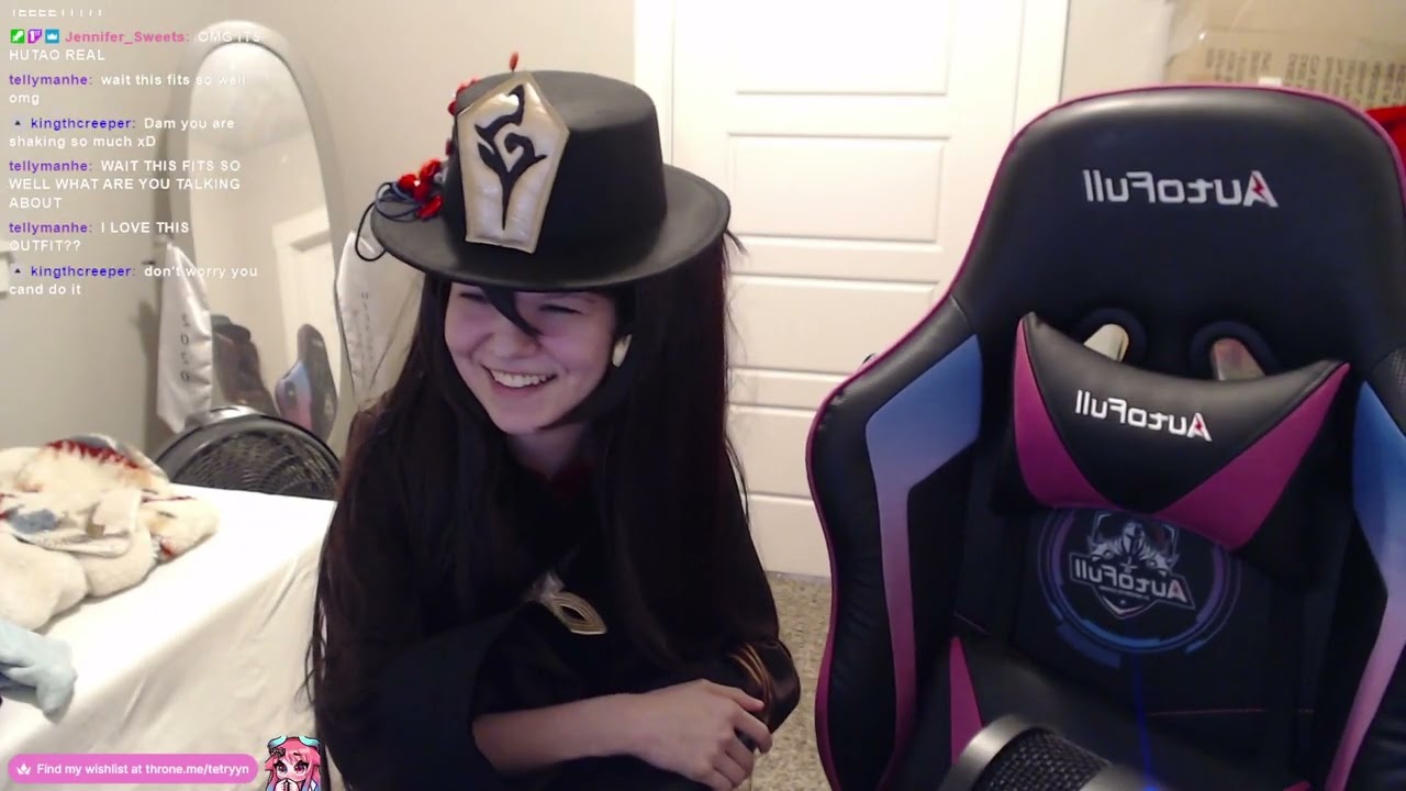 「 VOD 」Tetryyn's first ever facecam stream! (Wearing Hu Tao cosplay :D)