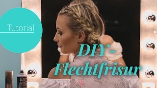 Fesch Zum Oktoberfest Dirndl Flechtfrisur Für Lange Haare