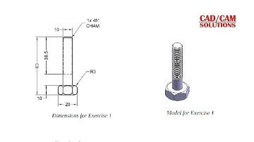 #NX CAD TUTORIAL #BOLT TUTORIAL