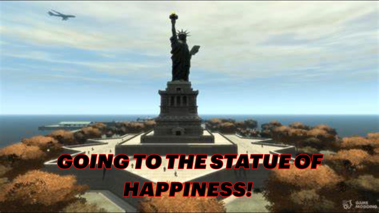 GOING TO THE STATUE OF HAPPINESS IN GTA IV HOW TO GET INSIDE IT 