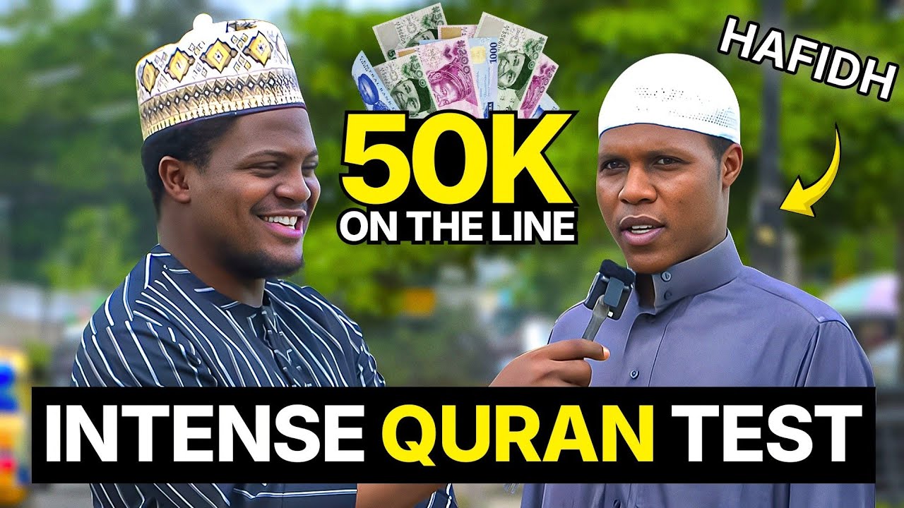 Testing a Hafiz for 50k : Can He Finish The Verse ? (Ramadan Edition  )