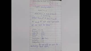 Abbreviations of parts of speech || symbol of parts of speech in Dictionary || #englishlearners