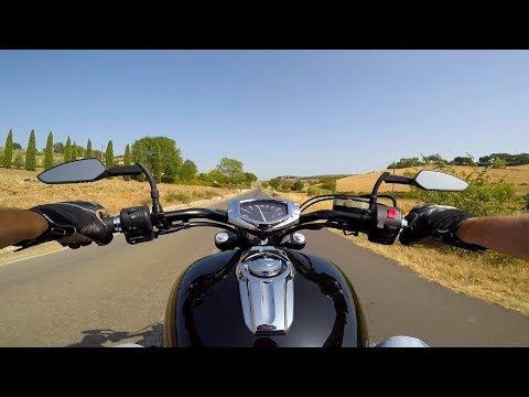 Ride in Tuscan countryside, Scansano to Saturnia - Tuscany, Italy - road SP 159