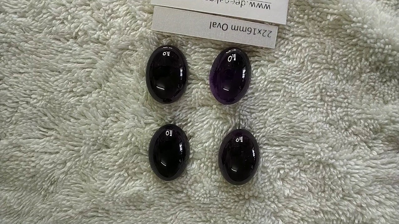 Amethyst cabochon Oval 22x16