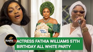 Actress Fathia Williams Celebrate 57Th Birthday All White Party In Grand Style