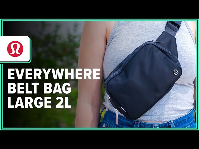 Review! Lululemon's Large Everywhere Belt Bag Size Comparison Plus Video!