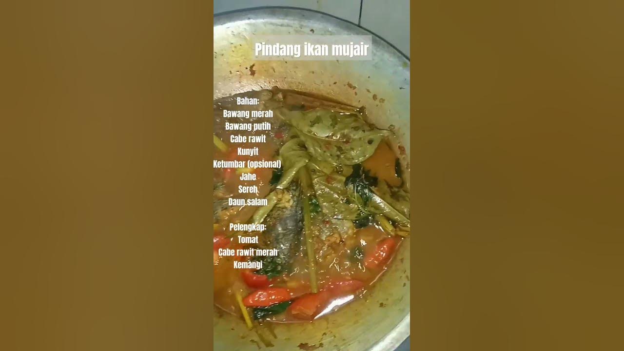 resep masak pindan g ikan mujair khas sunda. #resepmasakan #reseppindang #masakanrumahan