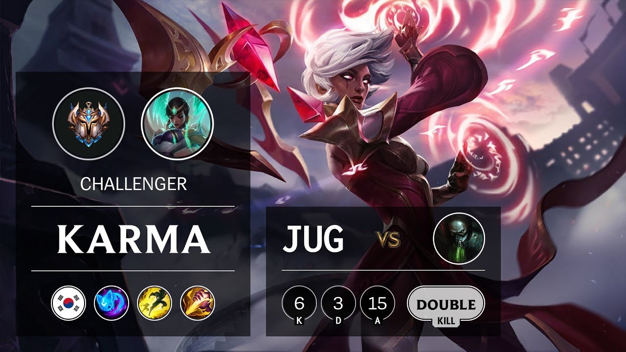 Karma Jungle vs Urgot - KR Challenger Patch 9.7