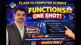 Celebrity Class 12 CS | One Shot | Unit 1 | Computational Thinking & Programming 2 | Functions session 2025/26 Net Worth