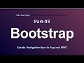 How to create  Navigation bar in ASP.NET MVC 100% for beginner| Bootstrap Tutorial - #3