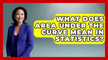 What Does Area Under The Curve Mean In Statistics? - The Friendly Statistician