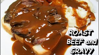 Slow Cooker Roast Beef and Gravy – Moore or Less Cooking