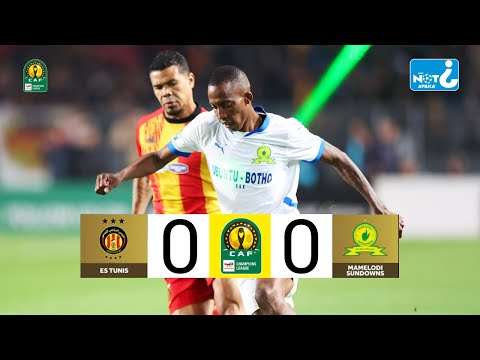 EXTENDED HIGHLIGHTS ES Tunis Vs Mamelodi Sundowns 2024 25 TotalEnergiesCAFCL Quarter Final 