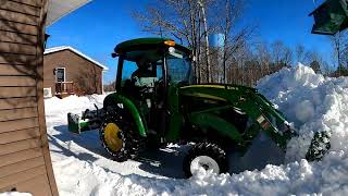 Massive Snow Storm Is No Match For The Little Deere