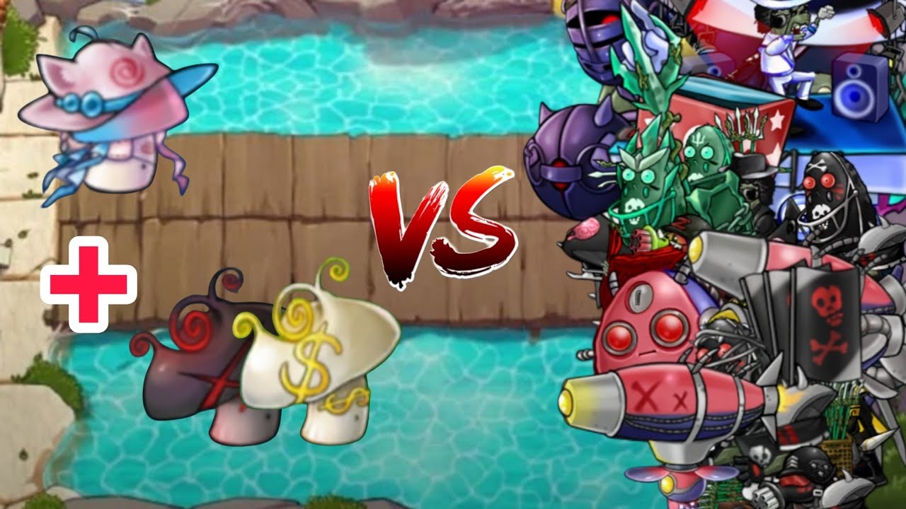 PVZ FUSION : ULTIMATE HYPNO TEAM VS ALL ULTIMATE PURGATORY ZOMBIES ...