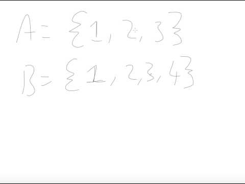 introduction to set theory - Proper subsets