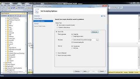 generate scripts of database with data in sql server management studio.