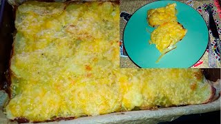 Картофельная запеканка по-французски. French potato casserole.