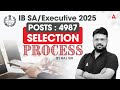 IB SA/Executive Recruitment 2025 | IB Security Assistant Selection Process | By Raj Sir