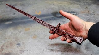 Extremely Rusty M1895 Mannlicher Bayonet Restoration