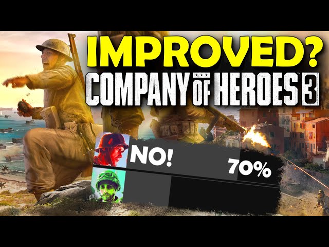 ❓Is Company of Heroes 3 Steam review score deserved? Latest RTS gameplay and impressions