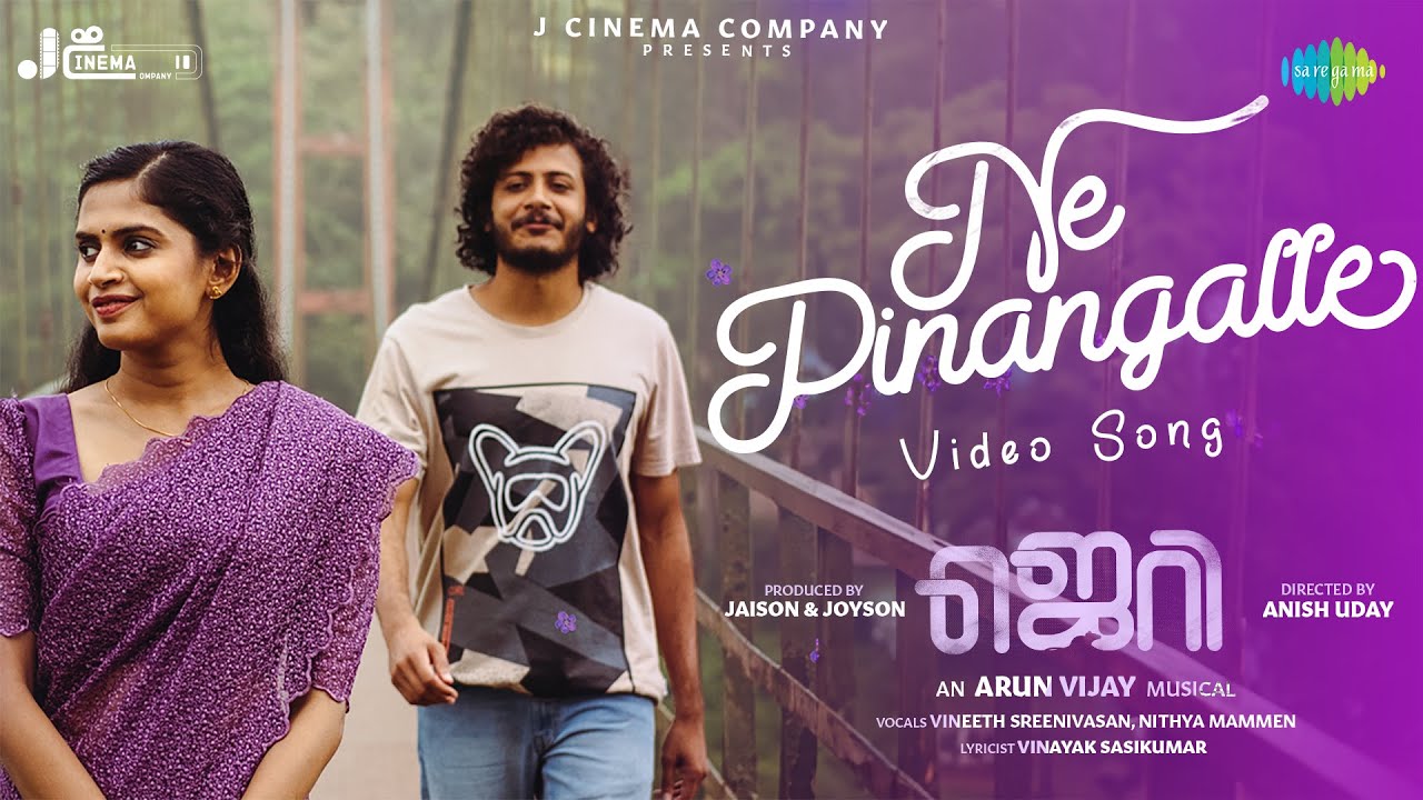 Nee Pinangalle   Video Song  Jerry  Vineeth Srinivasan Nithya Mammen  Arun Vijay