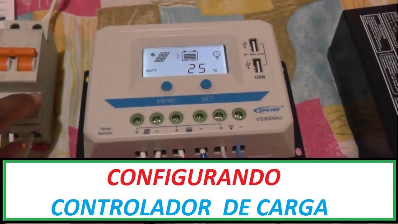 CONFIGURAÇÃO CONTROLADOR DE CARGA PAINEL SOLAR EPEVER-30A-VS3024AU  #55