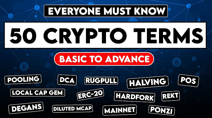 Top 50 basic crypto terms explained in just 8 minutes | Everyone should know this ✅