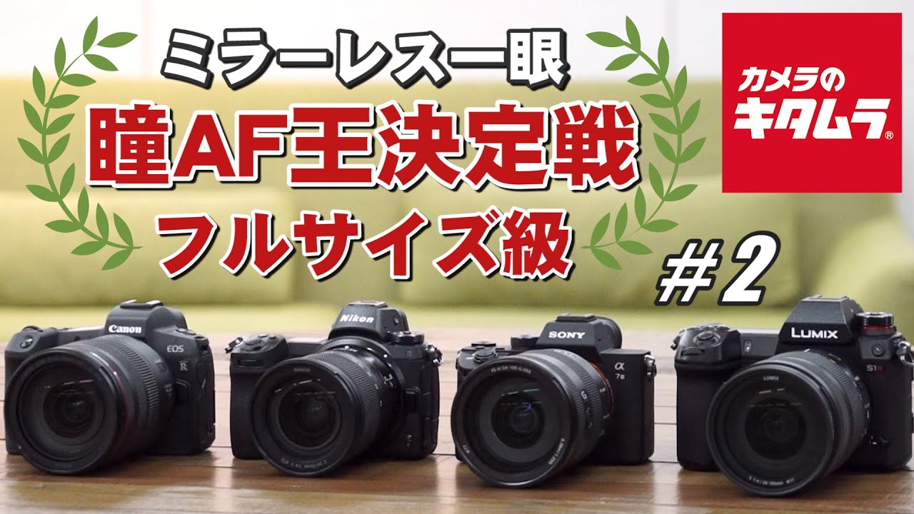 カメラ性能比較】ミラーレス一眼・瞳AF王決定戦（フルサイズ級） ＃2