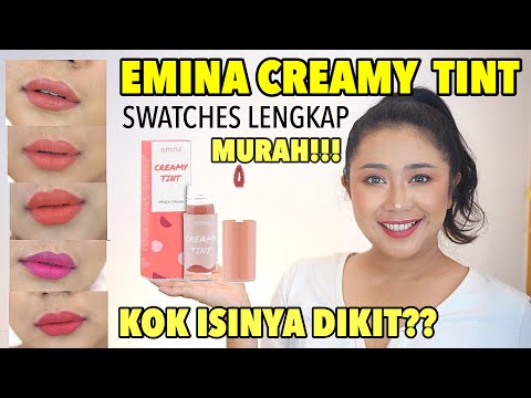 GAK NGERTI! Emina Glossy Stain Swatch and Review!. 