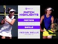 Elise Mertens vs. Daria Saville | 2022 Indian Wells Round 3 | WTA Match Highlights