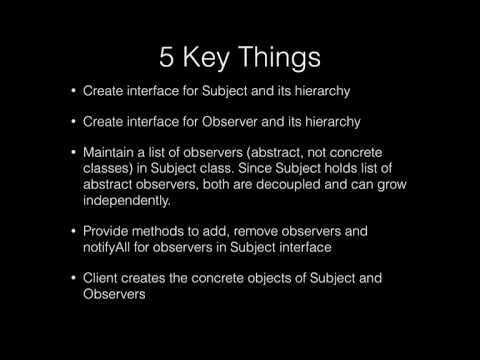 Observer Design Pattern Simplified