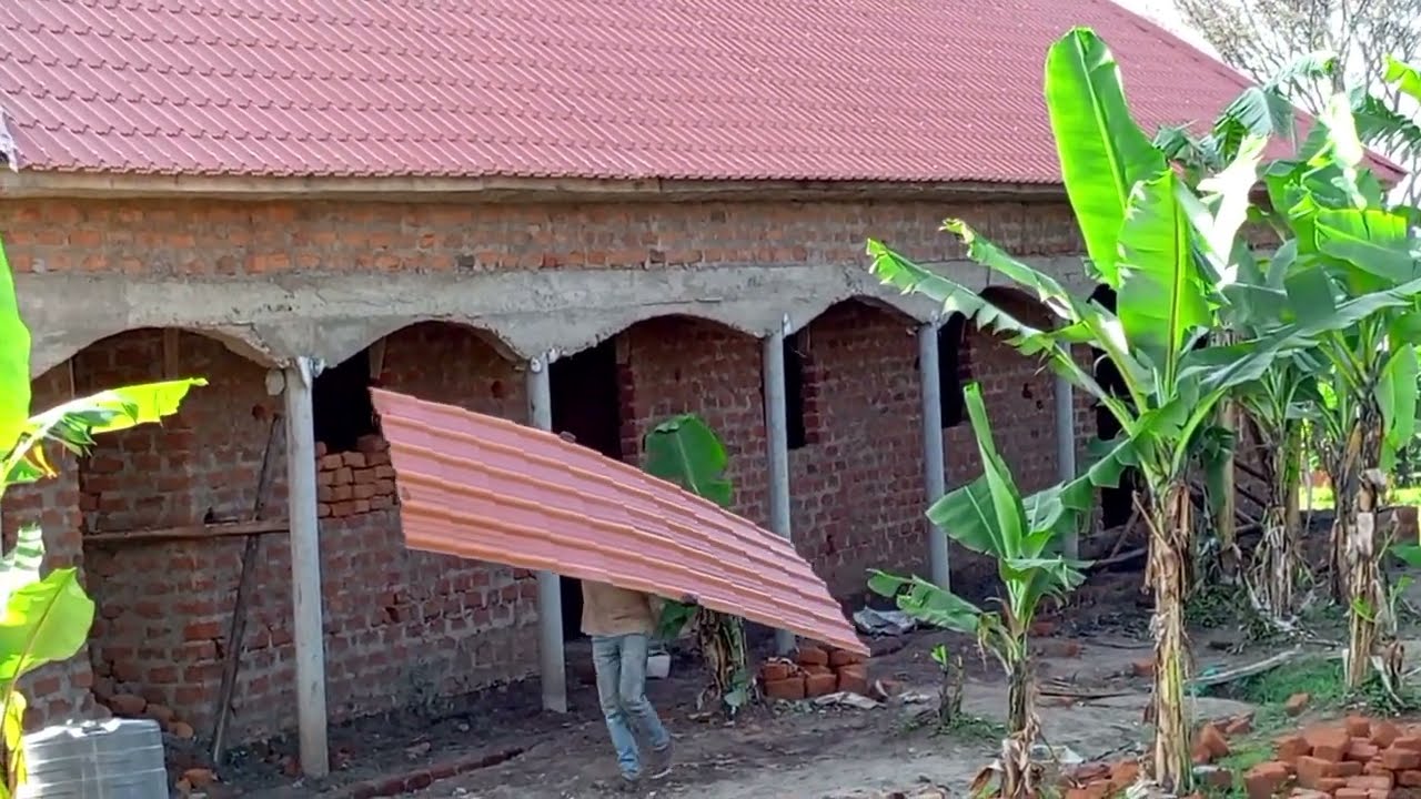 We have put iron sheets