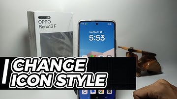 How To Change Icon Style On Oppo Reno 13 F