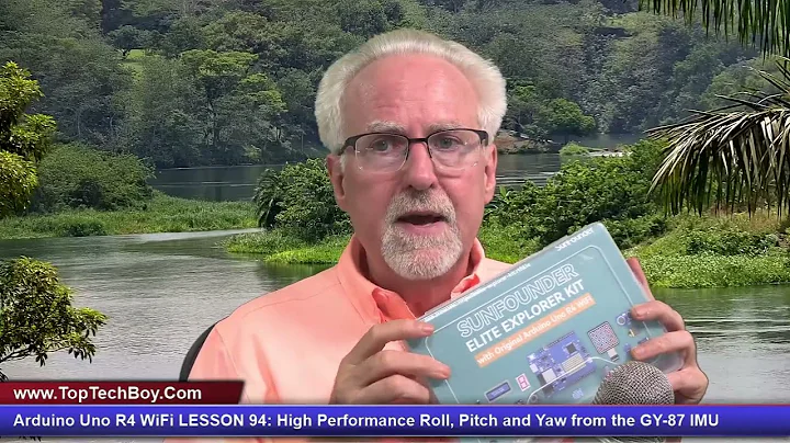 Arduino Uno R4 WiFi LESSON 94: High Performance Roll, Pitch and Yaw from the GY-87 IMU