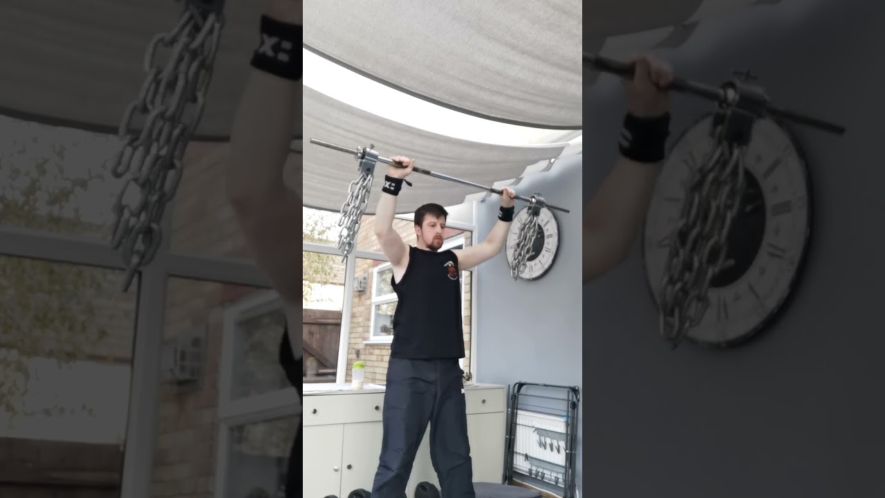 continuous bar chains 10kg  wrist action workout 