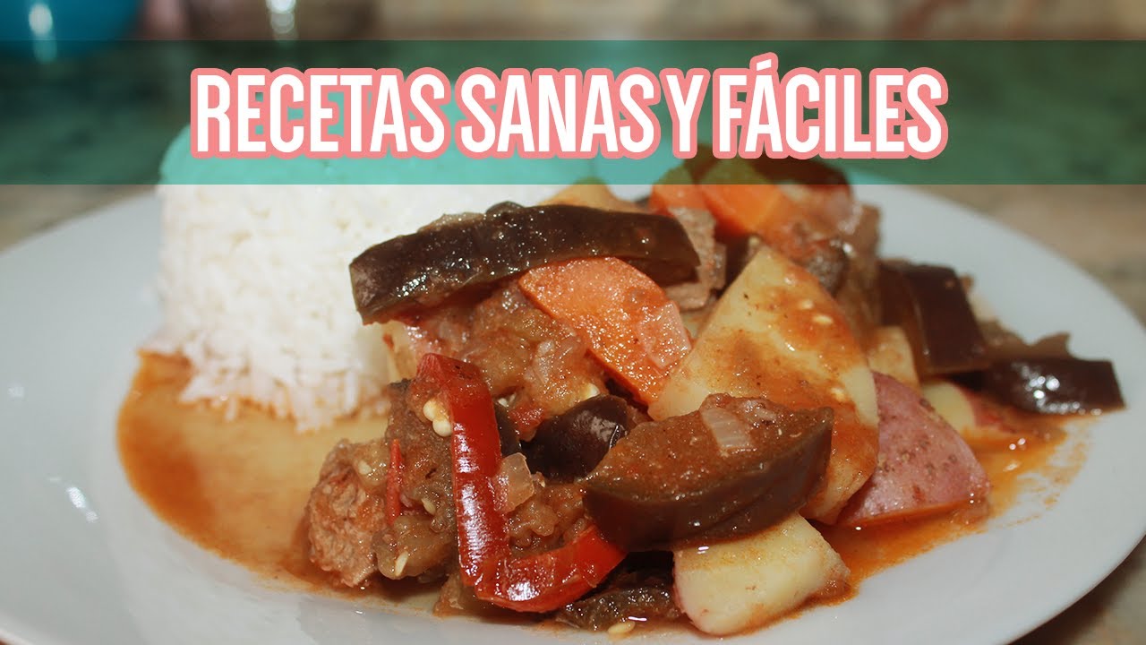 Guiso de berenjena. Rápido, fácil y saludable. Nivel principiante