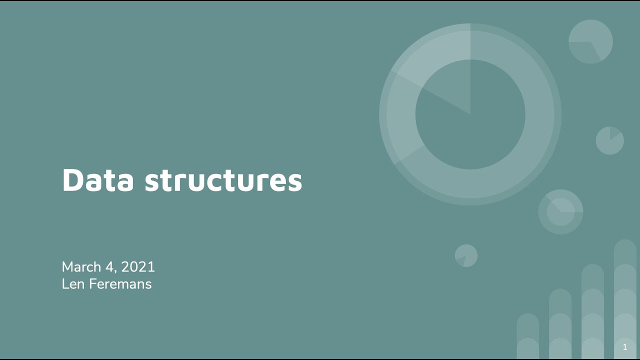 Week 4 - Data structures - YouTube