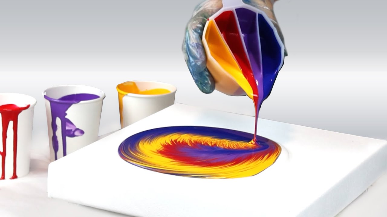 Comparing SPLIT CUPS - 2, 3, 4, & 5 Chambers!  - Acrylic Pouring