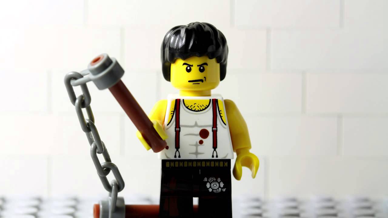 Lego Bruce Lee (李小龙) and the Deadly Nunchaku Stop Motion YouTube