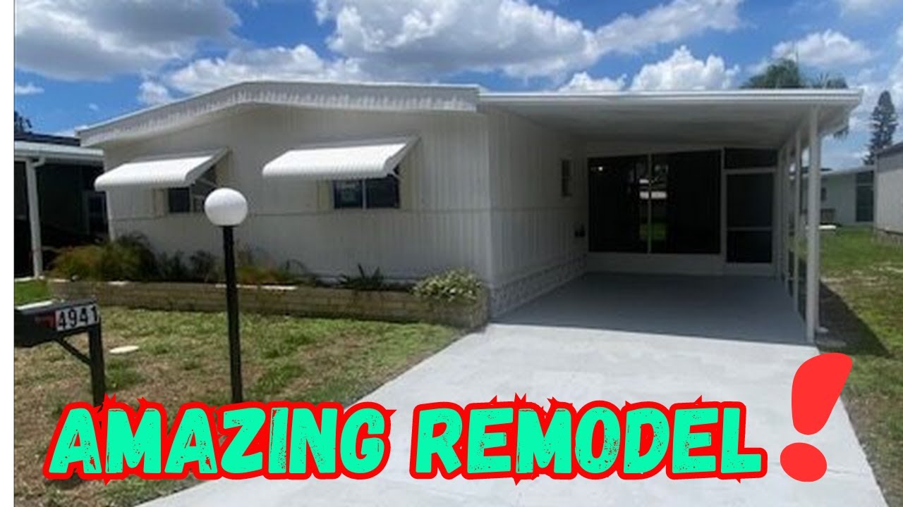 Fully Remodeled Doublewide In Bradenton Florida (windmill manor)!